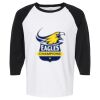 Raglan Three-Quarter Sleeve Baseball T-Shirt Vignette