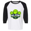 Raglan Three-Quarter Sleeve Baseball T-Shirt Vignette