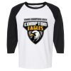 Raglan Three-Quarter Sleeve Baseball T-Shirt Vignette