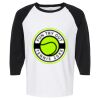 Raglan Three-Quarter Sleeve Baseball T-Shirt Vignette