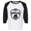 Raglan Three-Quarter Sleeve Baseball T-Shirt Vignette