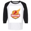Raglan Three-Quarter Sleeve Baseball T-Shirt Vignette