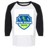 Raglan Three-Quarter Sleeve Baseball T-Shirt Vignette