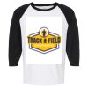Raglan Three-Quarter Sleeve Baseball T-Shirt Vignette