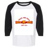 Raglan Three-Quarter Sleeve Baseball T-Shirt Vignette