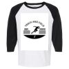Raglan Three-Quarter Sleeve Baseball T-Shirt Vignette