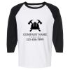 Raglan Three-Quarter Sleeve Baseball T-Shirt Vignette
