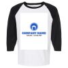 Raglan Three-Quarter Sleeve Baseball T-Shirt Vignette