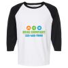 Raglan Three-Quarter Sleeve Baseball T-Shirt Vignette