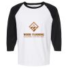 Raglan Three-Quarter Sleeve Baseball T-Shirt Vignette