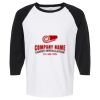 Raglan Three-Quarter Sleeve Baseball T-Shirt Vignette