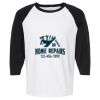 Raglan Three-Quarter Sleeve Baseball T-Shirt Vignette