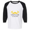 Raglan Three-Quarter Sleeve Baseball T-Shirt Vignette