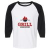Raglan Three-Quarter Sleeve Baseball T-Shirt Vignette