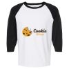 Raglan Three-Quarter Sleeve Baseball T-Shirt Vignette
