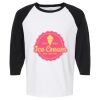 Raglan Three-Quarter Sleeve Baseball T-Shirt Vignette