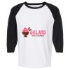Raglan Three-Quarter Sleeve Baseball T-Shirt Vignette