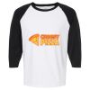 Raglan Three-Quarter Sleeve Baseball T-Shirt Vignette