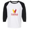 Raglan Three-Quarter Sleeve Baseball T-Shirt Vignette