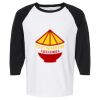 Raglan Three-Quarter Sleeve Baseball T-Shirt Vignette
