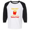 Raglan Three-Quarter Sleeve Baseball T-Shirt Vignette