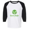 Raglan Three-Quarter Sleeve Baseball T-Shirt Vignette
