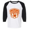 Raglan Three-Quarter Sleeve Baseball T-Shirt Vignette