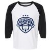 Raglan Three-Quarter Sleeve Baseball T-Shirt Vignette