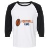 Raglan Three-Quarter Sleeve Baseball T-Shirt Vignette