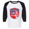 Raglan Three-Quarter Sleeve Baseball T-Shirt Vignette