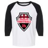 Raglan Three-Quarter Sleeve Baseball T-Shirt Vignette