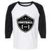 Raglan Three-Quarter Sleeve Baseball T-Shirt Vignette