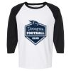 Raglan Three-Quarter Sleeve Baseball T-Shirt Vignette