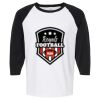 Raglan Three-Quarter Sleeve Baseball T-Shirt Vignette