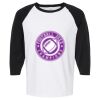 Raglan Three-Quarter Sleeve Baseball T-Shirt Vignette