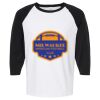 Raglan Three-Quarter Sleeve Baseball T-Shirt Vignette