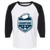 Raglan Three-Quarter Sleeve Baseball T-Shirt Vignette