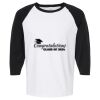 Raglan Three-Quarter Sleeve Baseball T-Shirt Vignette