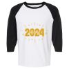 Raglan Three-Quarter Sleeve Baseball T-Shirt Vignette