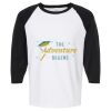 Raglan Three-Quarter Sleeve Baseball T-Shirt Vignette