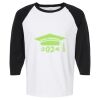 Raglan Three-Quarter Sleeve Baseball T-Shirt Vignette