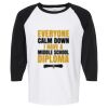 Raglan Three-Quarter Sleeve Baseball T-Shirt Vignette