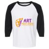 Raglan Three-Quarter Sleeve Baseball T-Shirt Vignette
