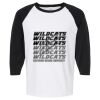 Raglan Three-Quarter Sleeve Baseball T-Shirt Vignette