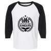 Raglan Three-Quarter Sleeve Baseball T-Shirt Vignette