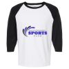 Raglan Three-Quarter Sleeve Baseball T-Shirt Vignette