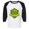 Raglan Three-Quarter Sleeve Baseball T-Shirt Vignette