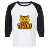 Raglan Three-Quarter Sleeve Baseball T-Shirt Vignette