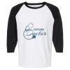 Raglan Three-Quarter Sleeve Baseball T-Shirt Vignette