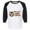 Raglan Three-Quarter Sleeve Baseball T-Shirt Vignette